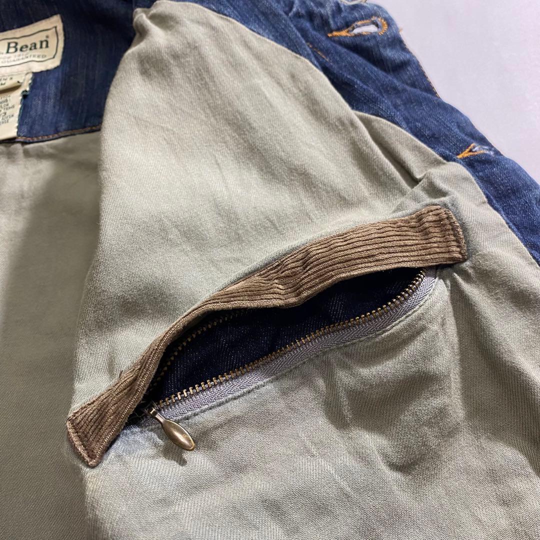 L.L.Bean ビーン デニム トラッカー ジャケット コーデュロイ 4th