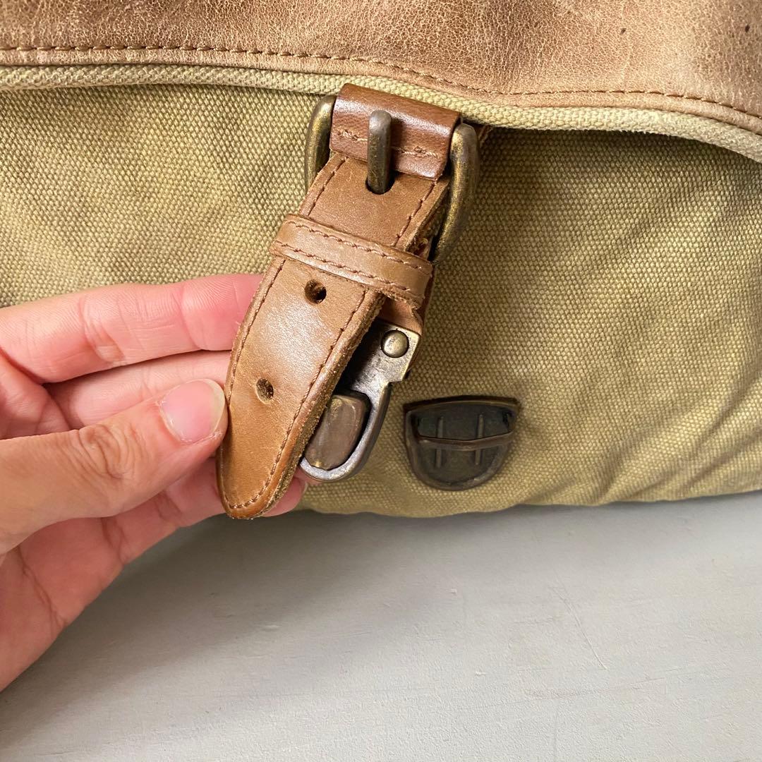 00s L.L.BEAN エルエルビーン　ショルダーバッグ　カバン　レザー　鞄