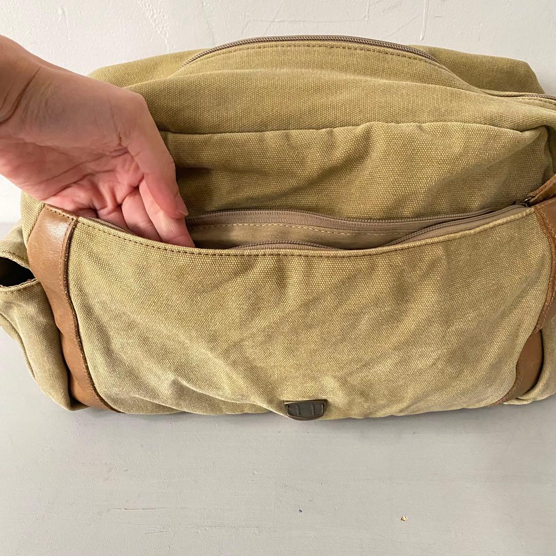 00s L.L.BEAN エルエルビーン　ショルダーバッグ　カバン　レザー　鞄