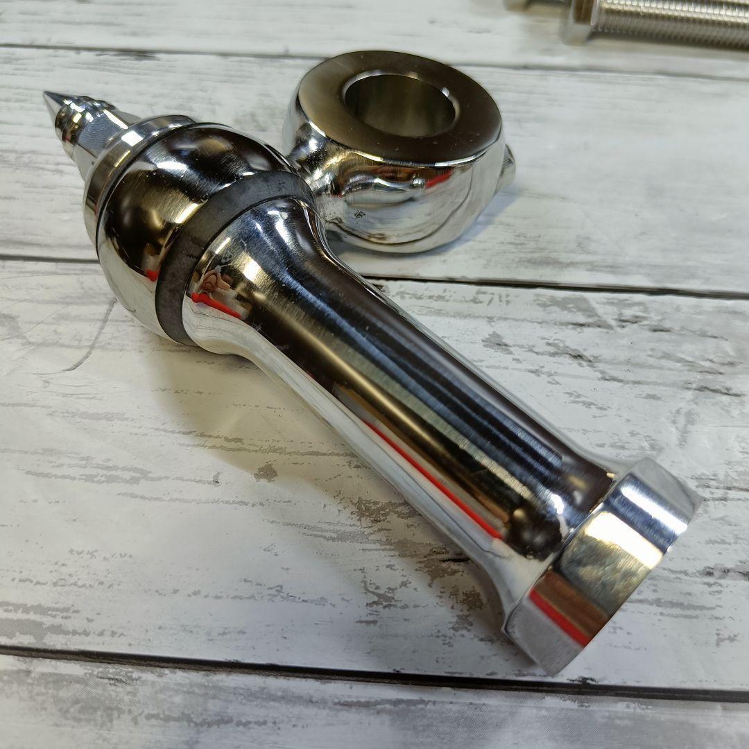 送料無料！ステンレス製ドッグボーンライザー！ハンドルポスト 管