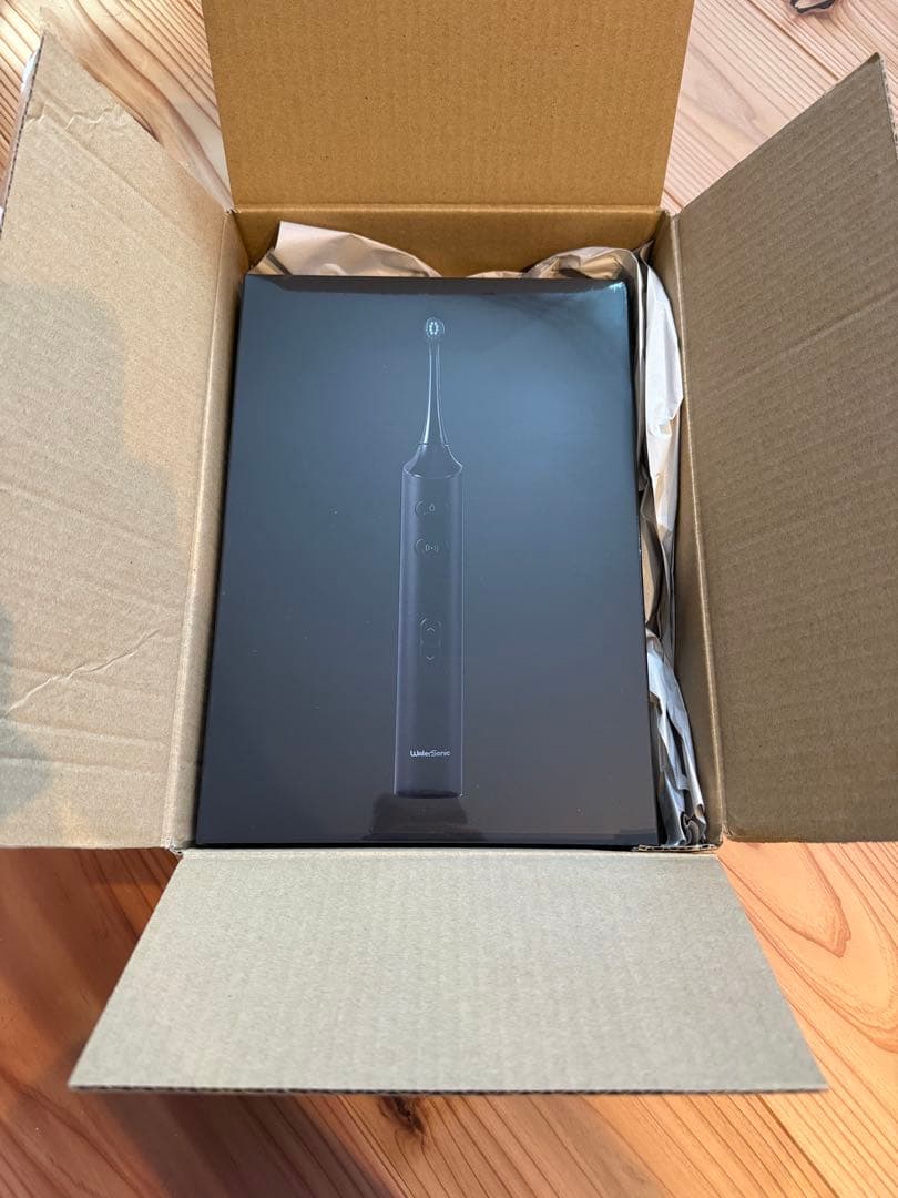 WaterSonic 音波振動歯ブラシ ブラック　セット Amazon.co.jp: 電動歯ブラシ 歯ブラシ 音波歯ブラシ 3つ替えブラシ