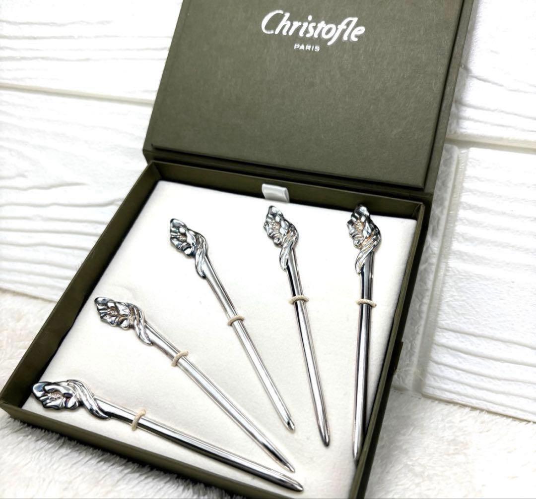 極希少✨廃盤品　CHRISTOFLE クリストフルベルエポック　カクテルピック christofle クリストフル カトラリーレスト ベルエポック フランス