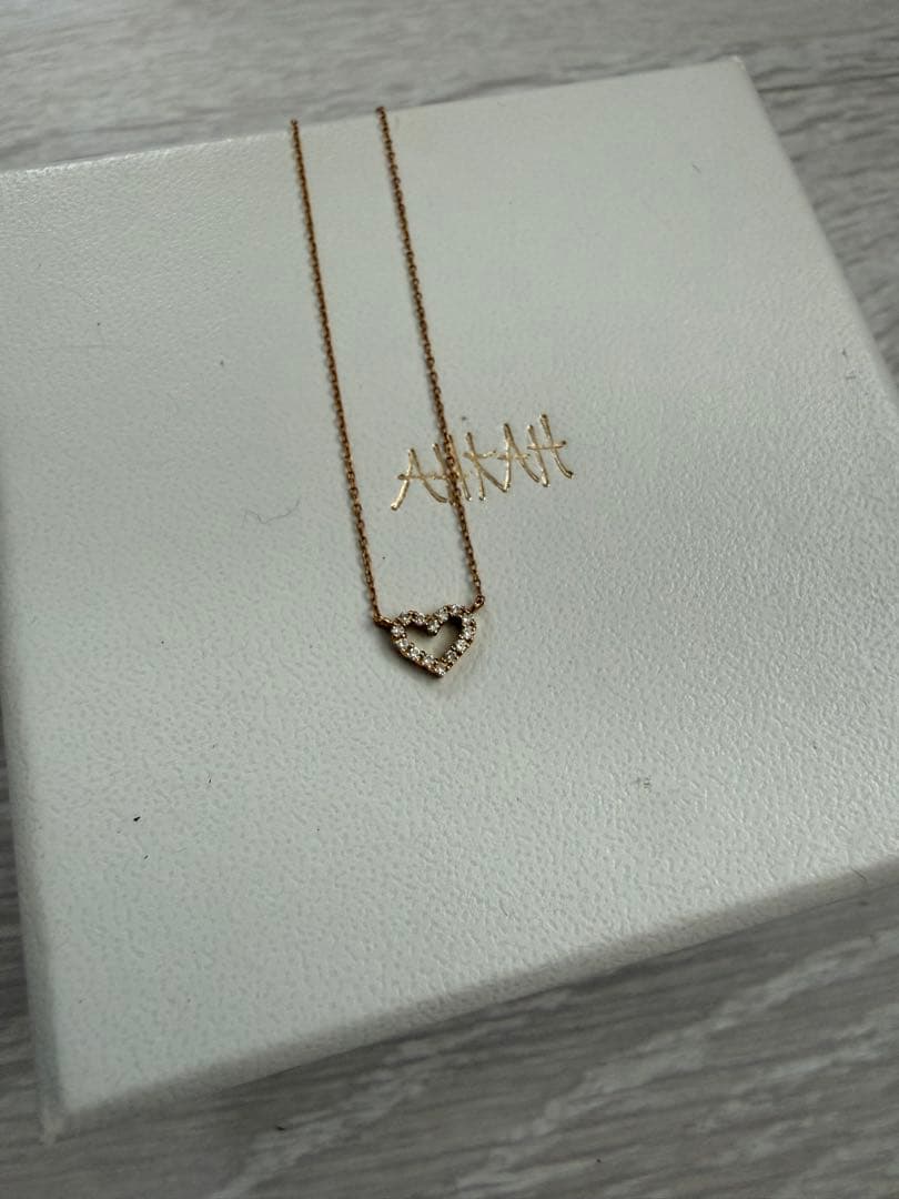 もふもふ　 ahkah カトルセハートネックレス リエールハート ネックレス | AHKAH / アーカー | 【公式