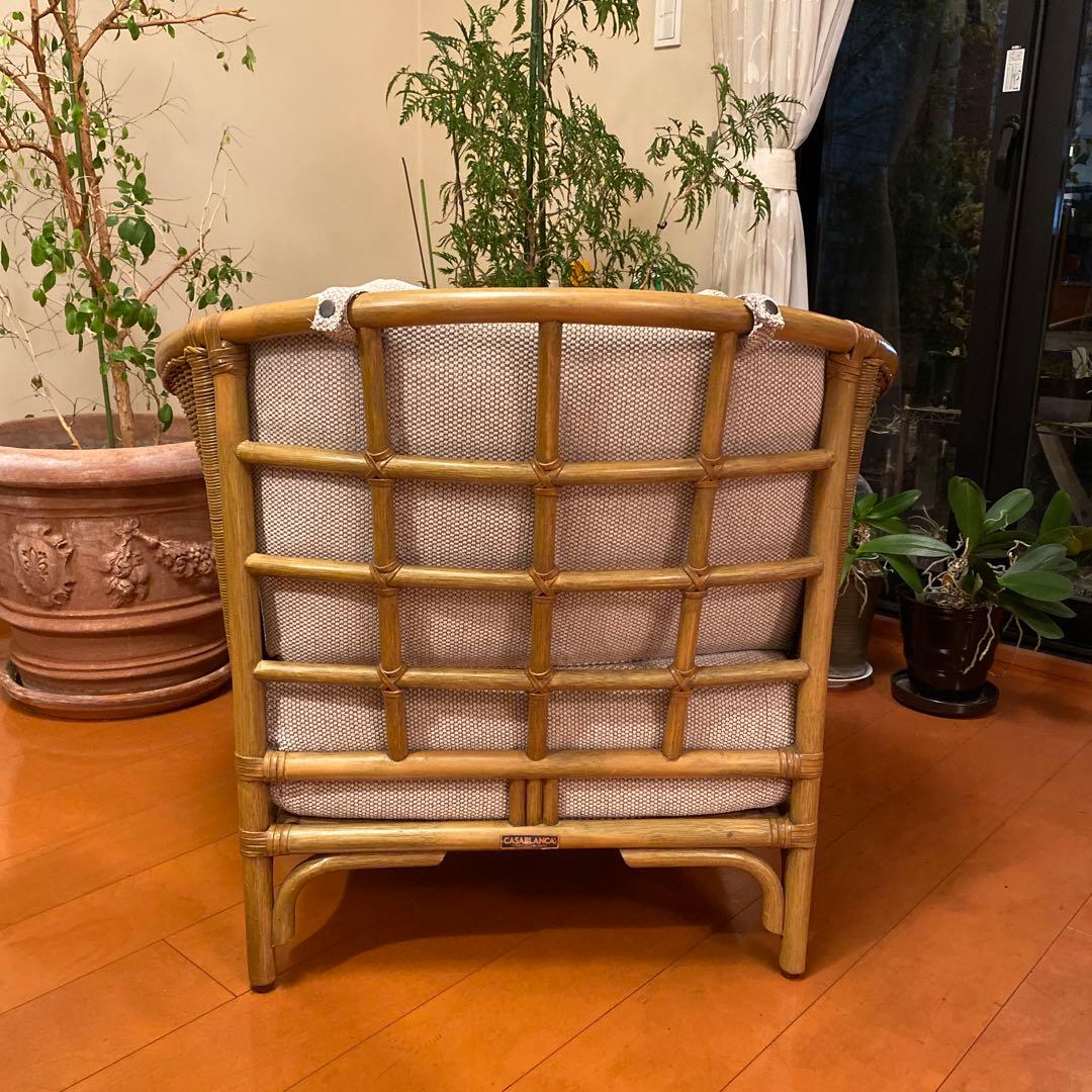 カサブランカ RITMO ラタンチェア その2 - メルカリ