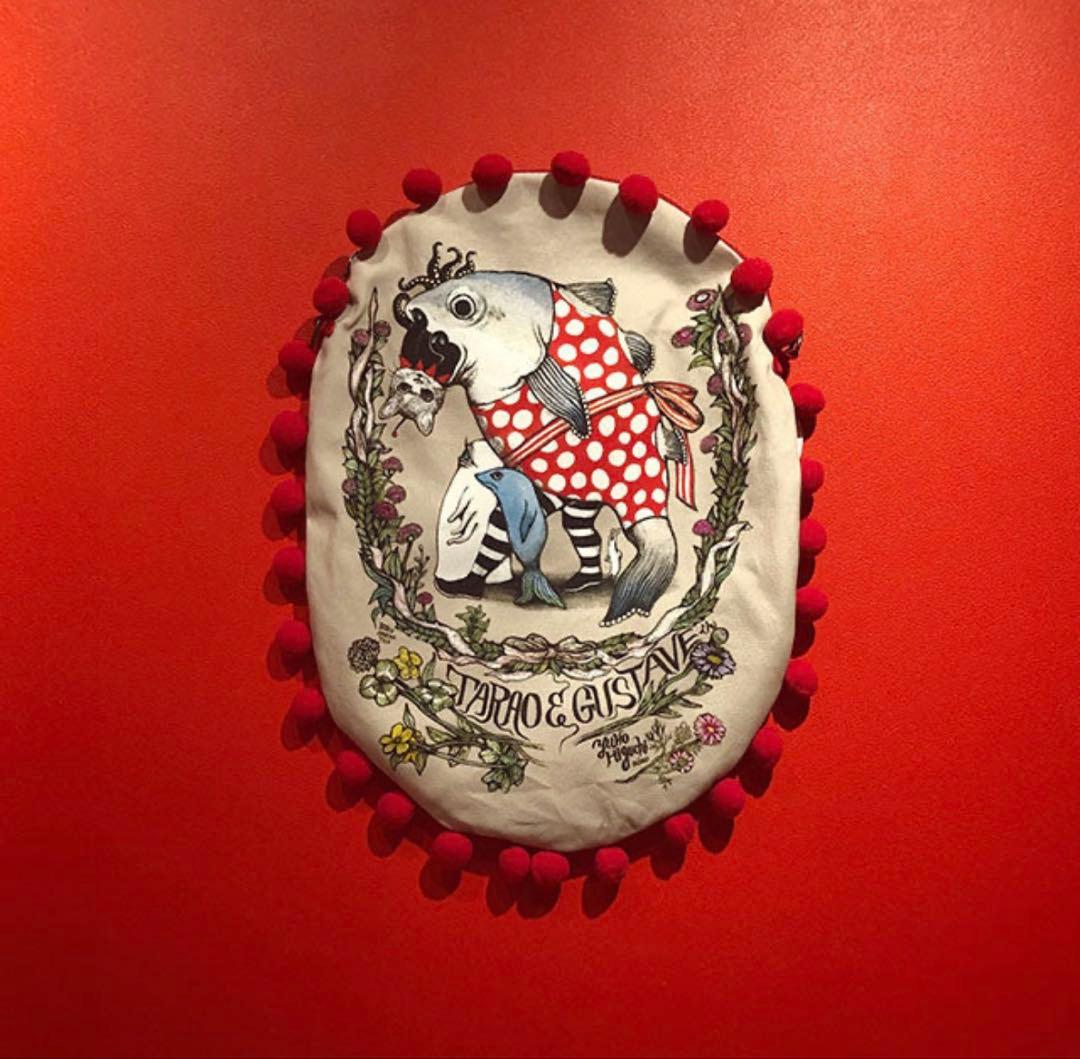 ヒグチユウコさん　4wayタラ夫ポーチ　紺　新品未使用 4wayタラ夫ポーチ – ボリス雑貨店