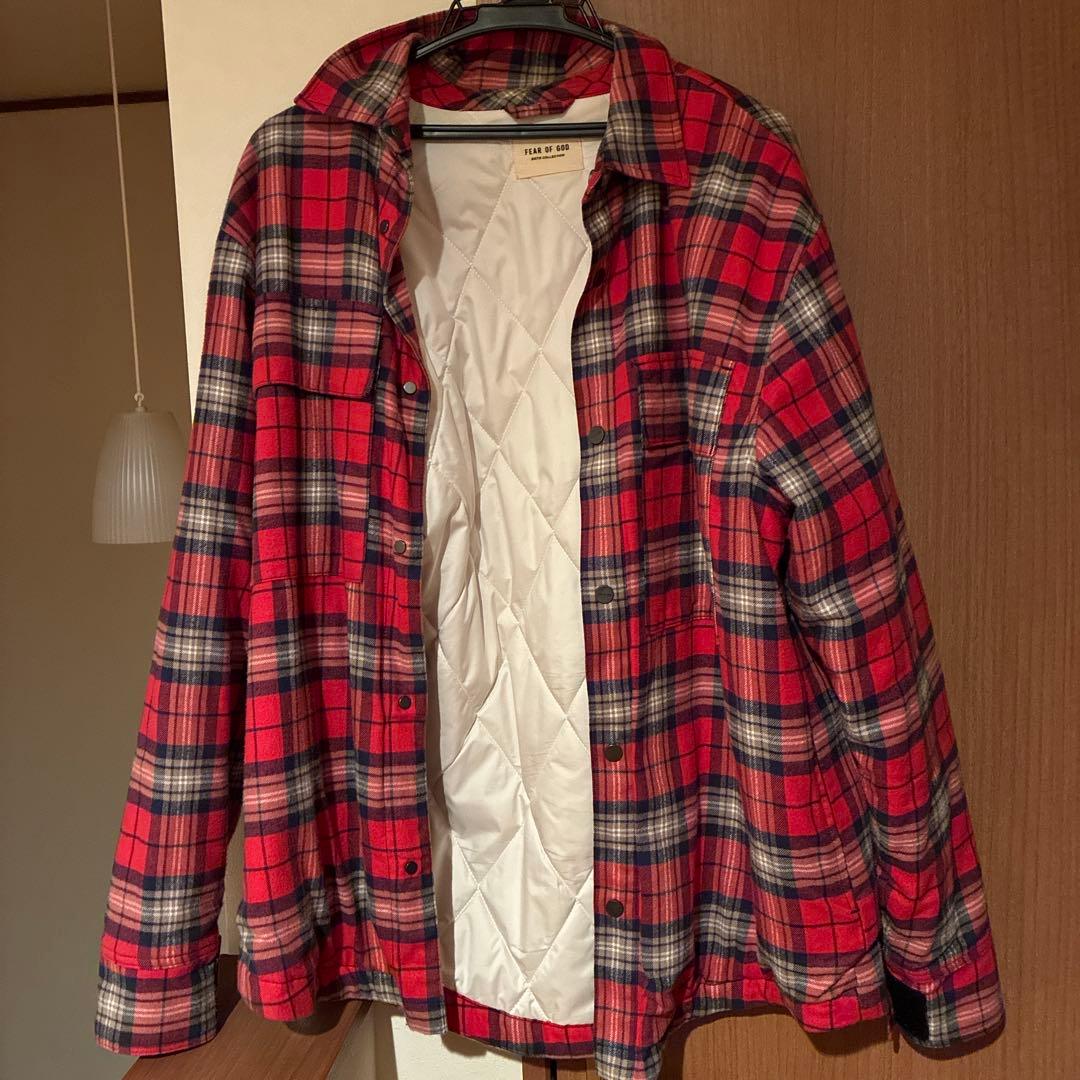 【ピンクの猫】fear of god 6th フランネル　シャツジャケット 2026年最新】fear of god フランネルの人気アイテム - メルカリ