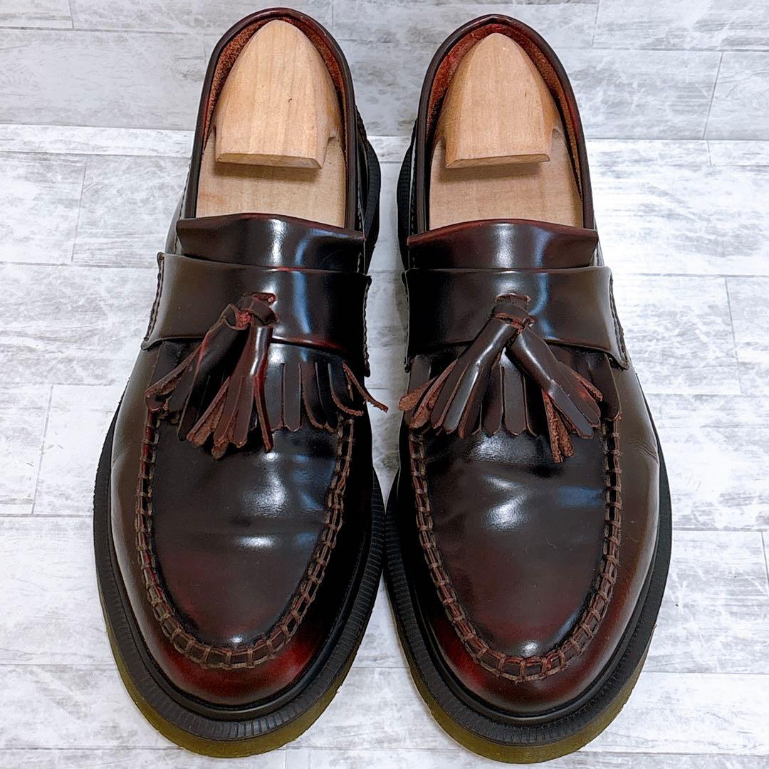 ドクターマーチン エイドリアン タッセルローファー UK6 チェリー