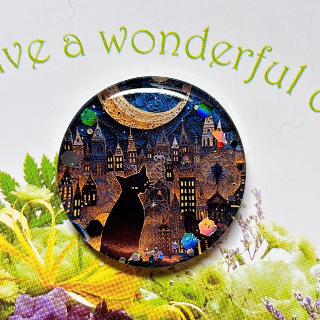 NO 630レジン ヘアゴム ブローチ ハンドメイド 猫ちゃん - メルカリ