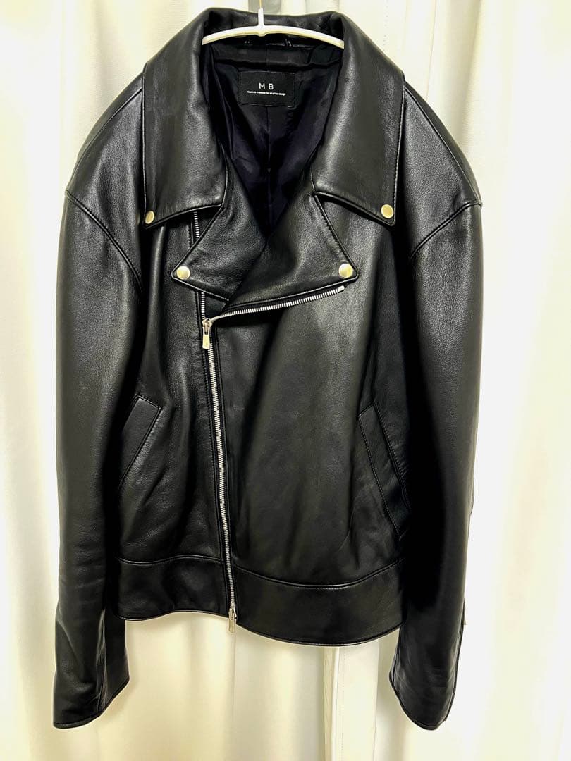 MBハイエンドレザーダブルライダースジャケット　Mサイズ MB ULTIMATE FABRIC ダブルレザーライダースジャケット | MB -there