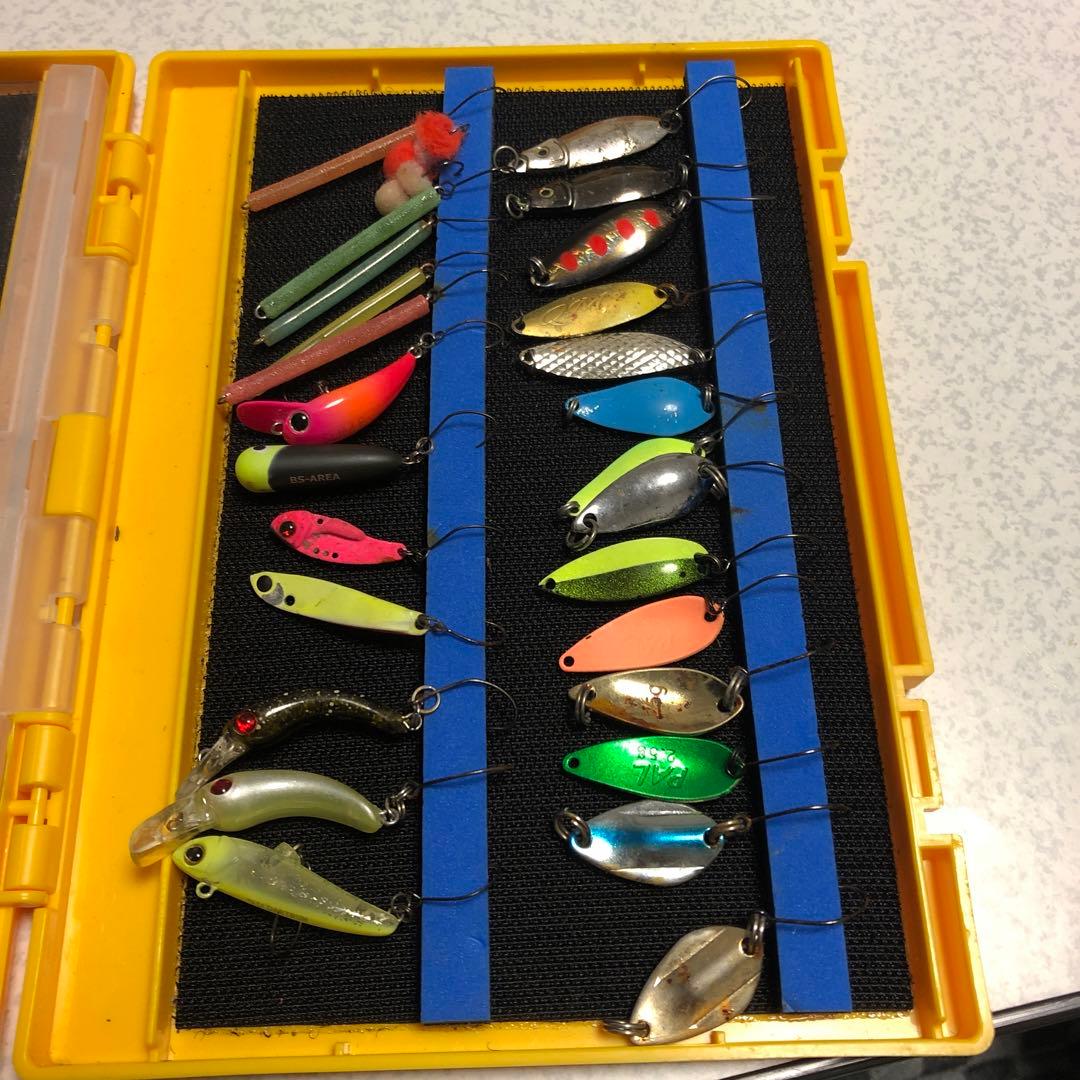 エリアトラウト ルアー52個 ケースセット - メルカリ