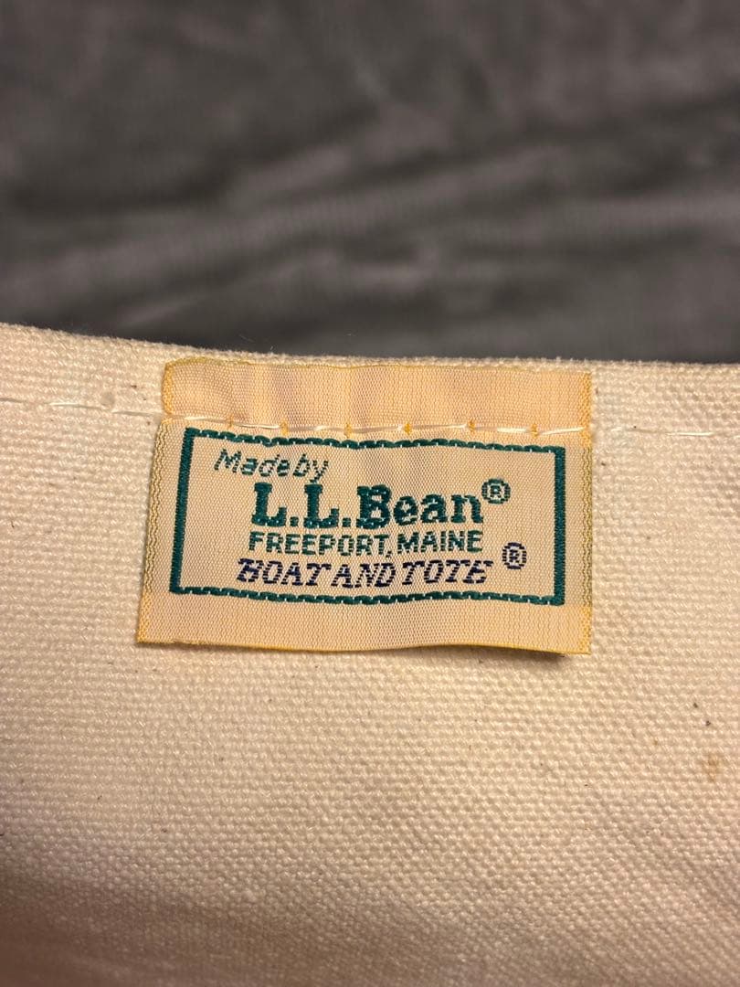 80s L.L.BEAN エルエルビーン ボートアンドトート USA製 緑 単色
