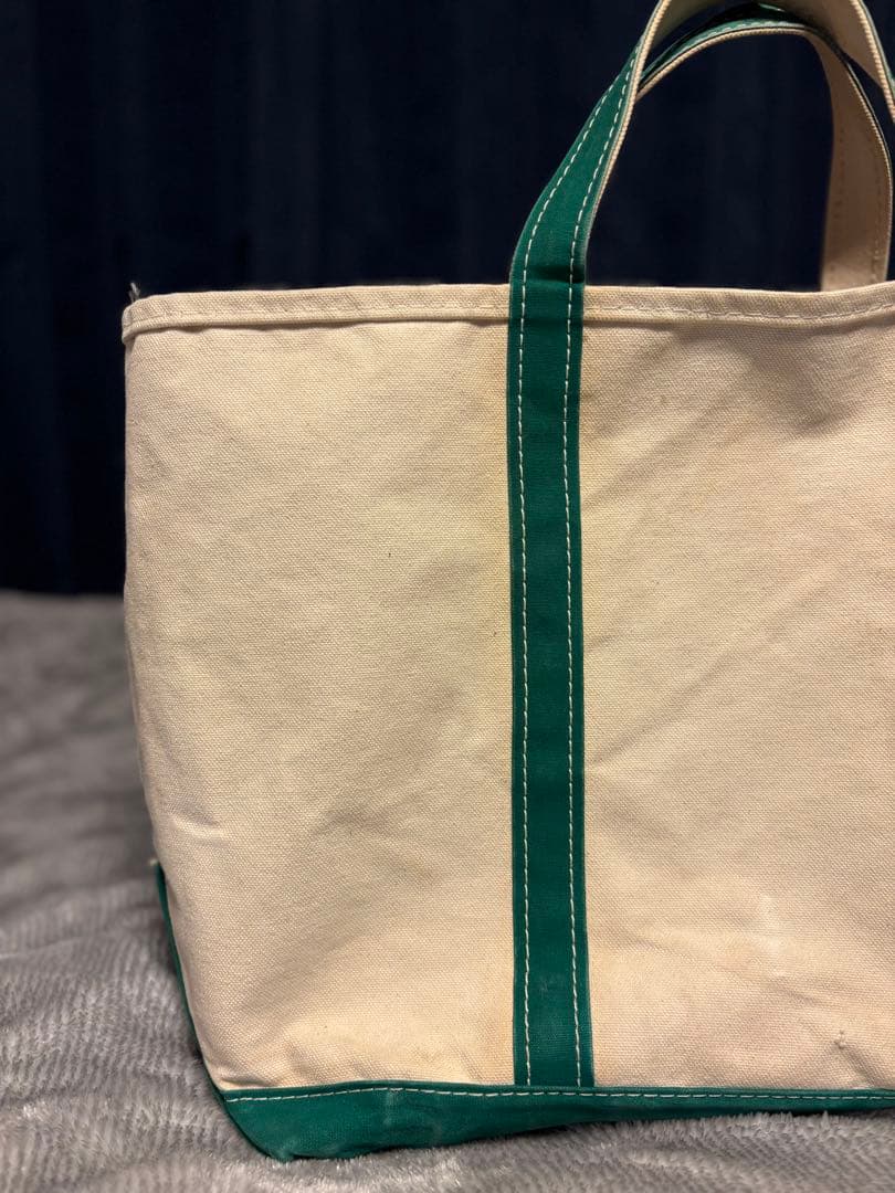80s L.L.BEAN エルエルビーン ボートアンドトート USA製 緑 単色