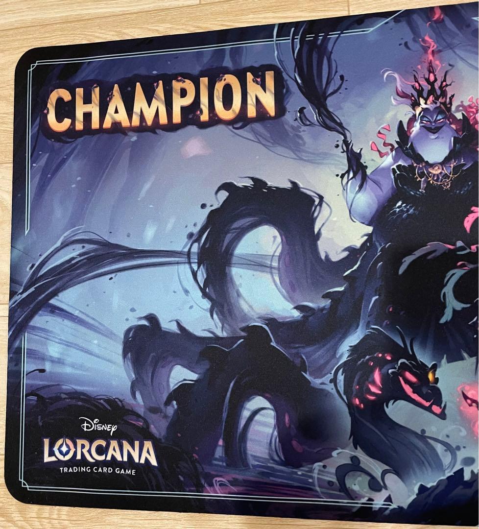 超希少 ロルカナ アースラ チャンピオン プレイマット ディズニー