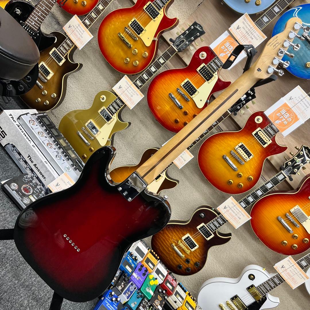 11604】Squier by Fender テレキャスター レッドバースト - メルカリ