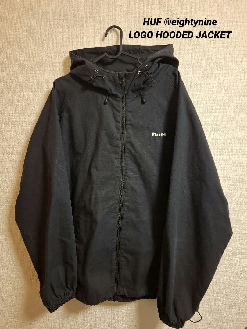 HUF ®eightynine LOGO HOODED JACKET XXL HUF｜HUF eightynine HOODED JACKET / HUF ハフ ジャケット ロゴ