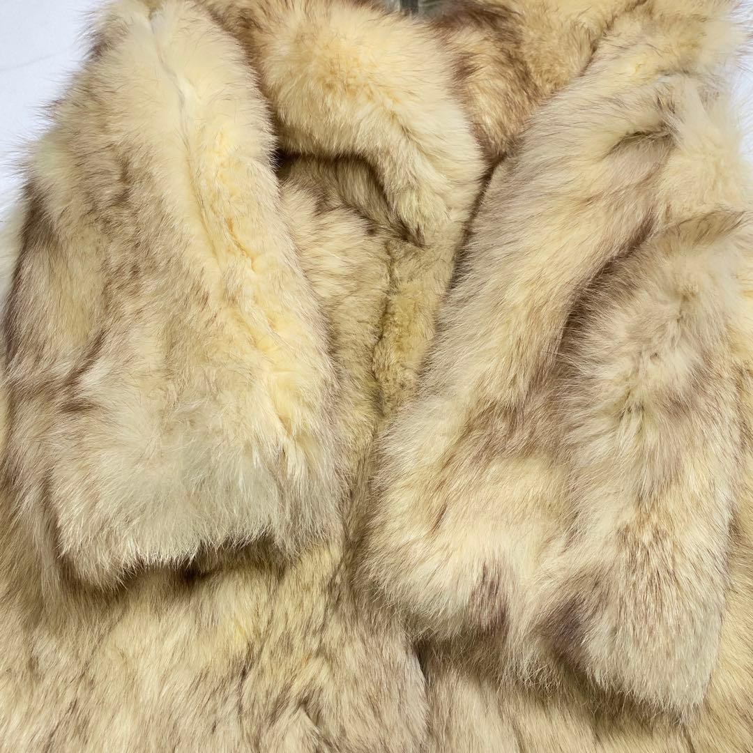 希少♡ヴィンテージ 高級毛皮 ゴールデンフォックスファーコート