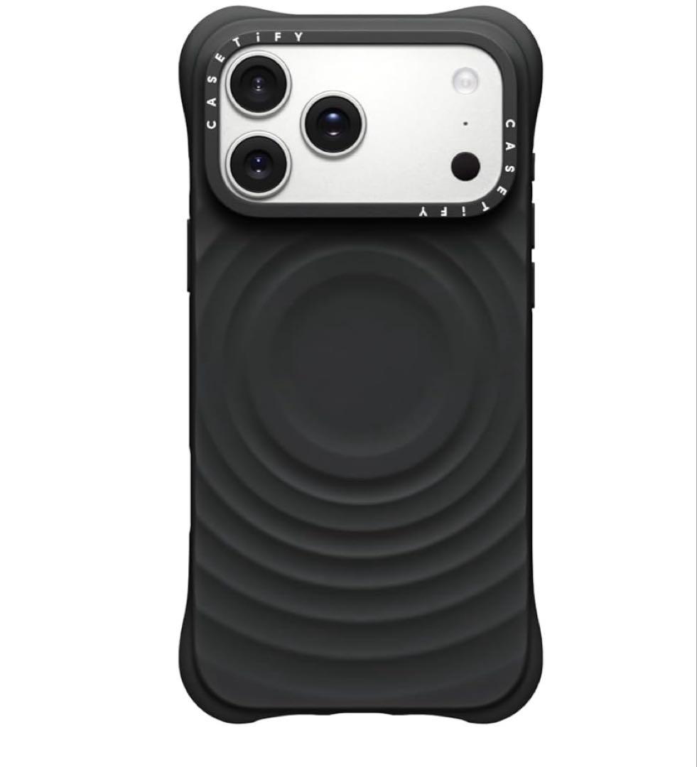 CASETiFY iPhone 17ProMax ケース 波型MagSafe 黒 Amazon.co.jp: CASETiFY フォース iPhone 17 Pro Max ケース [薄型