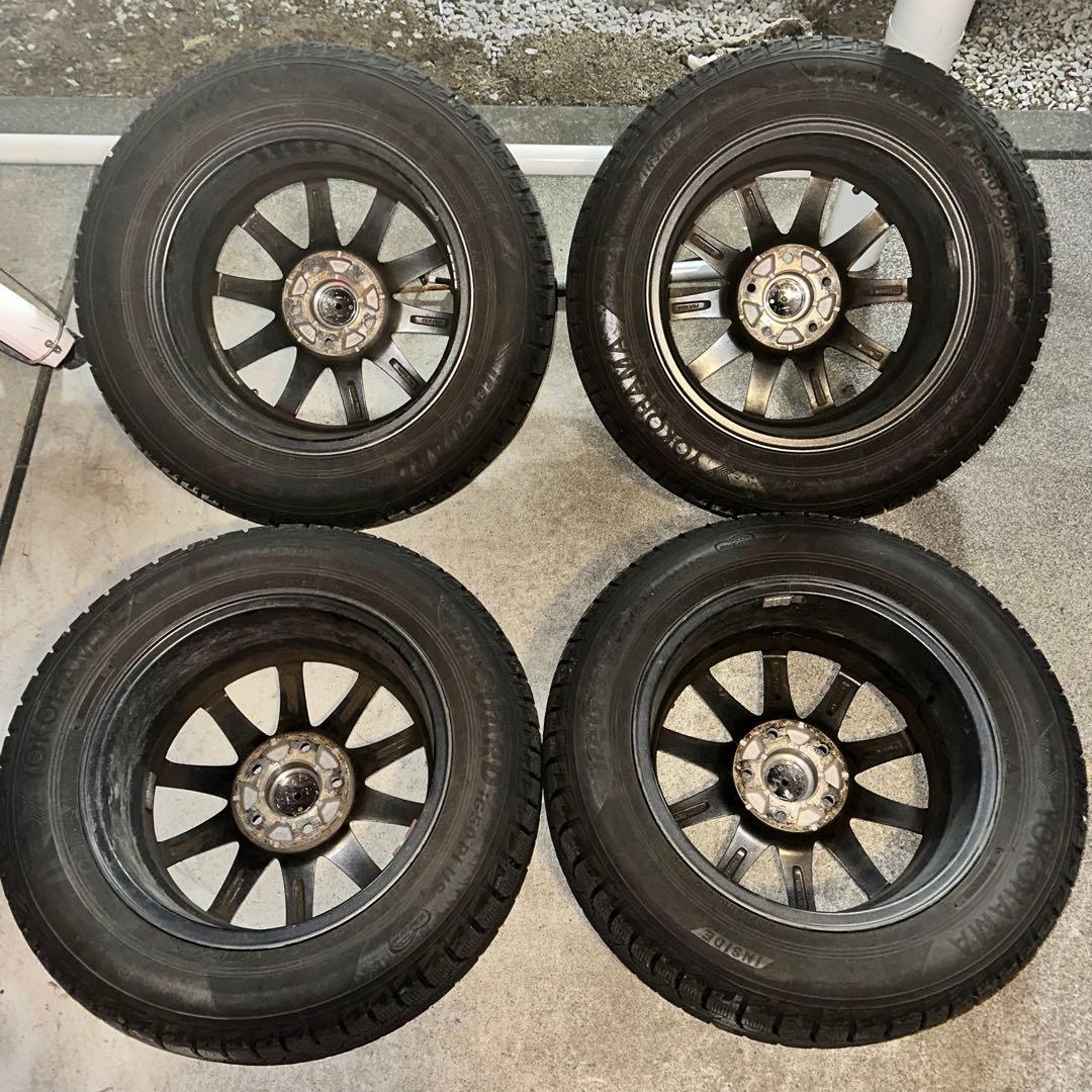 215/60R16 スタッドレスタイヤホイール4本セット - メルカリ