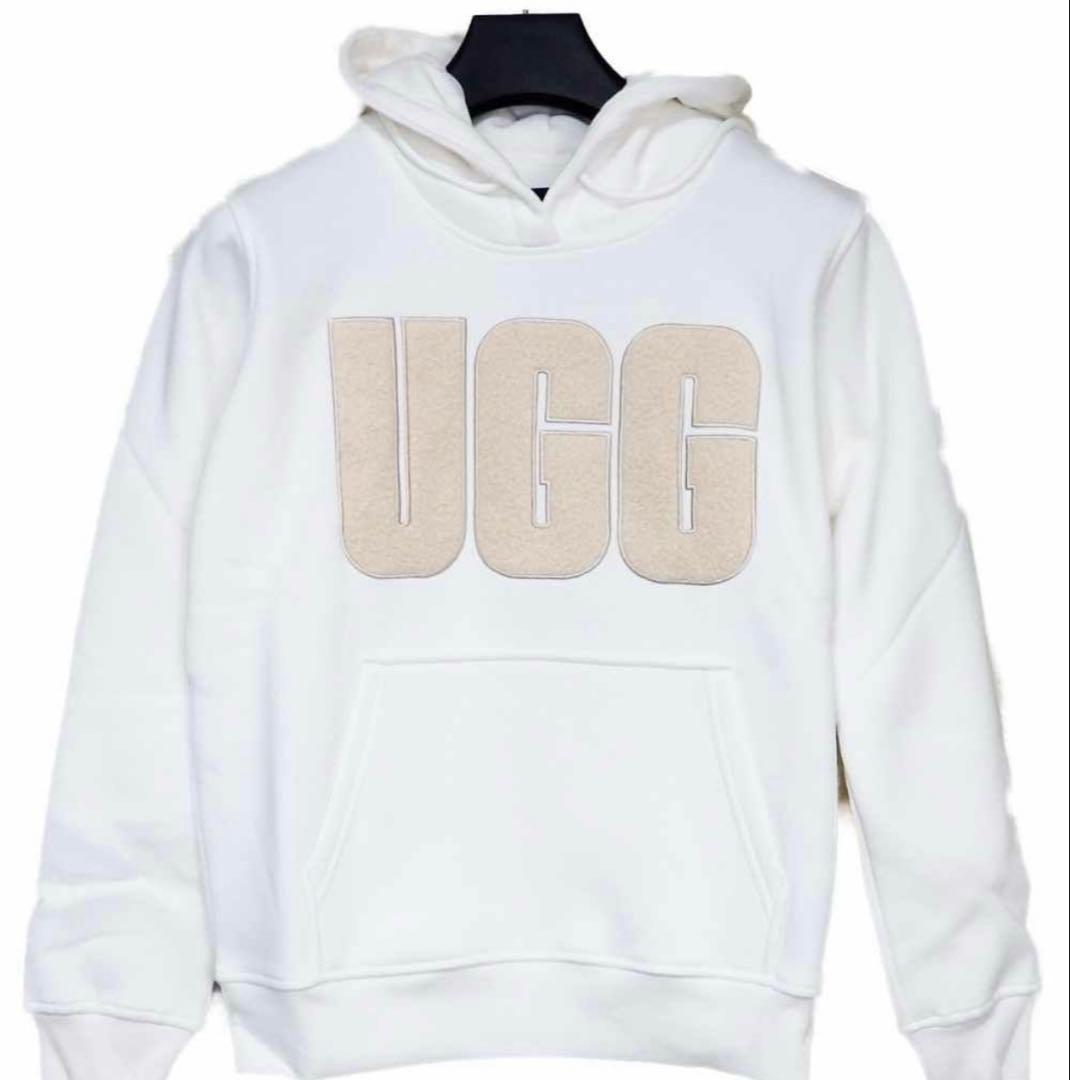 UGG パーカー ホワイト フーディー 刺繍 M アグ 楽天市場】UGG アグ パーカー フーディー スウェットUGG ロゴ フーディ