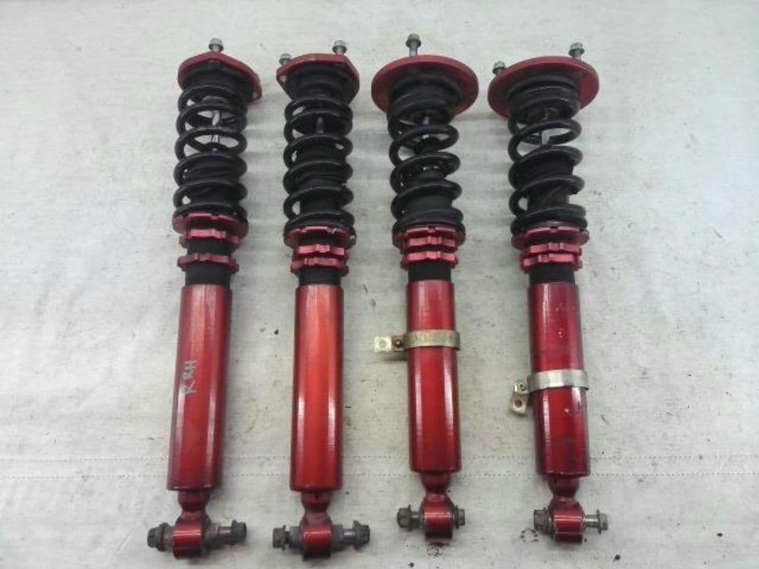 18クラウン メーカー不明　フルタップ式車高調 クラウン 【M's】 トヨタ 18 (GRS180/182/184) AIMGAIN BLACK DAMPER