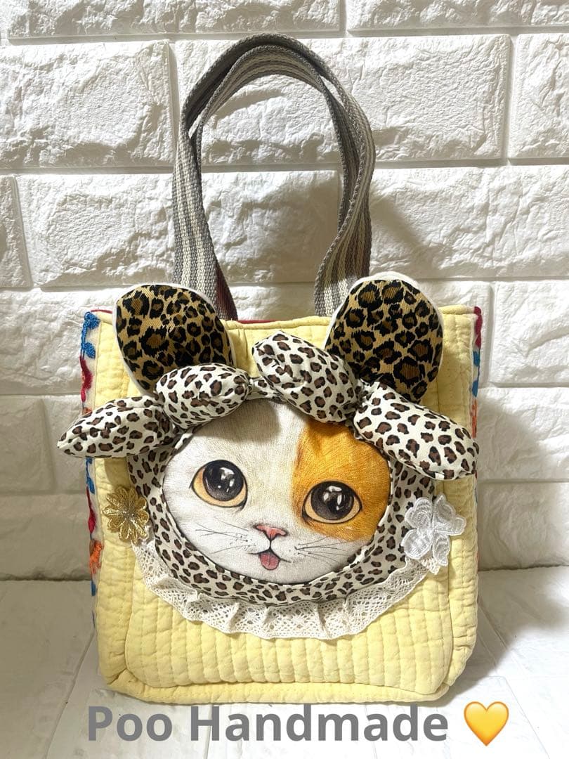 コヤンイサムチョンハンドメイドリメイクヌピ インド、刺繍、トート