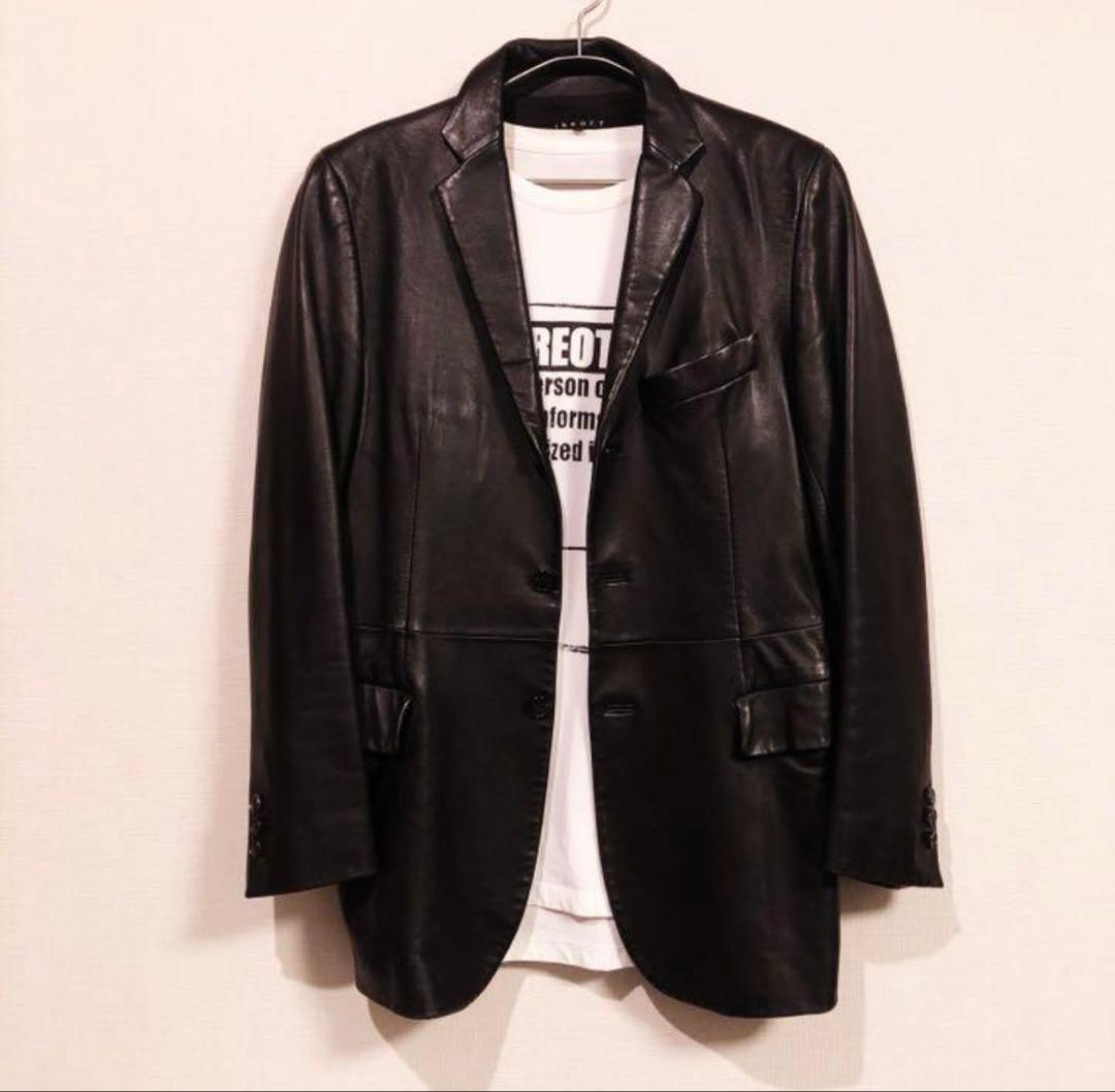 セオリー レザージャケット 革ジャン ラムレザー theory 本革 - メルカリ