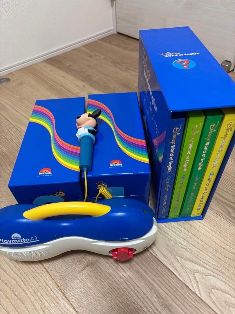 DWE 知育玩具　ディズニー英語システム ディズニー英語システム DWE ABCブロックス 木製 アルファベット 知育