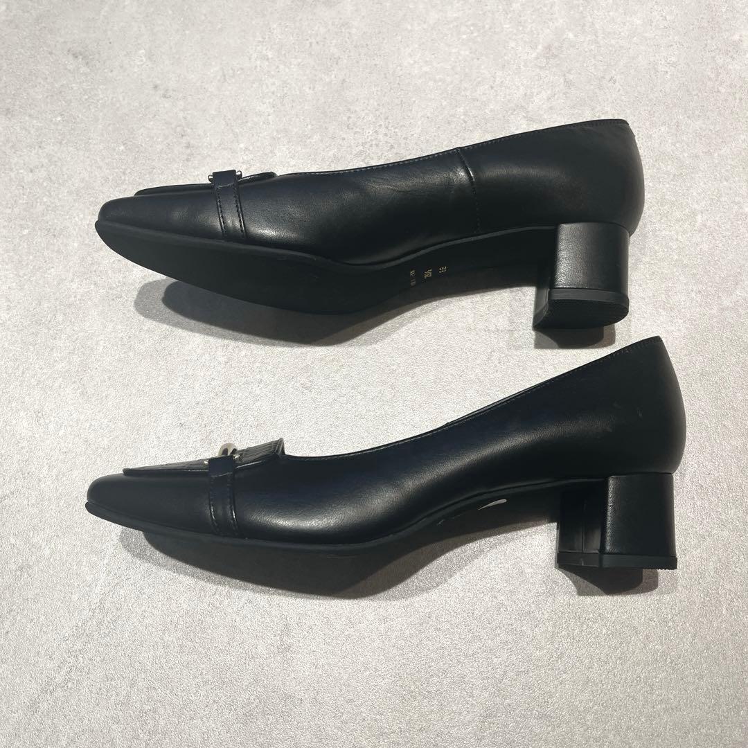 週末限定価格！未使用品Rizraffinee☆スクエアトゥヒールアップ