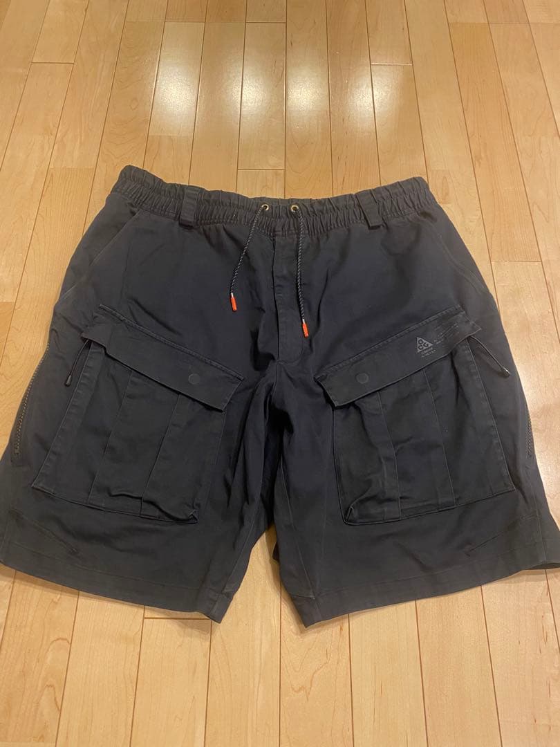 ナイキ NIKELAB ACG パンツ ショーツ ブラック 880981-010 NIKELAB ACG DEPLOY CARGO SHORT LEG SLEEVE SET (Nike/ハーフ