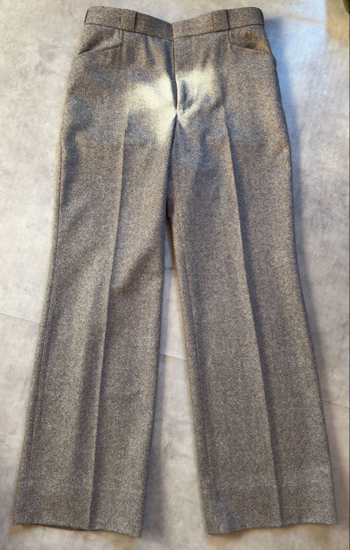 Fumiya Hirano(フミヤヒラノ) フレア スラックス Fumiya Hirano(フミヤヒラノ) 別注 Bloomsbury Flare トラウザー