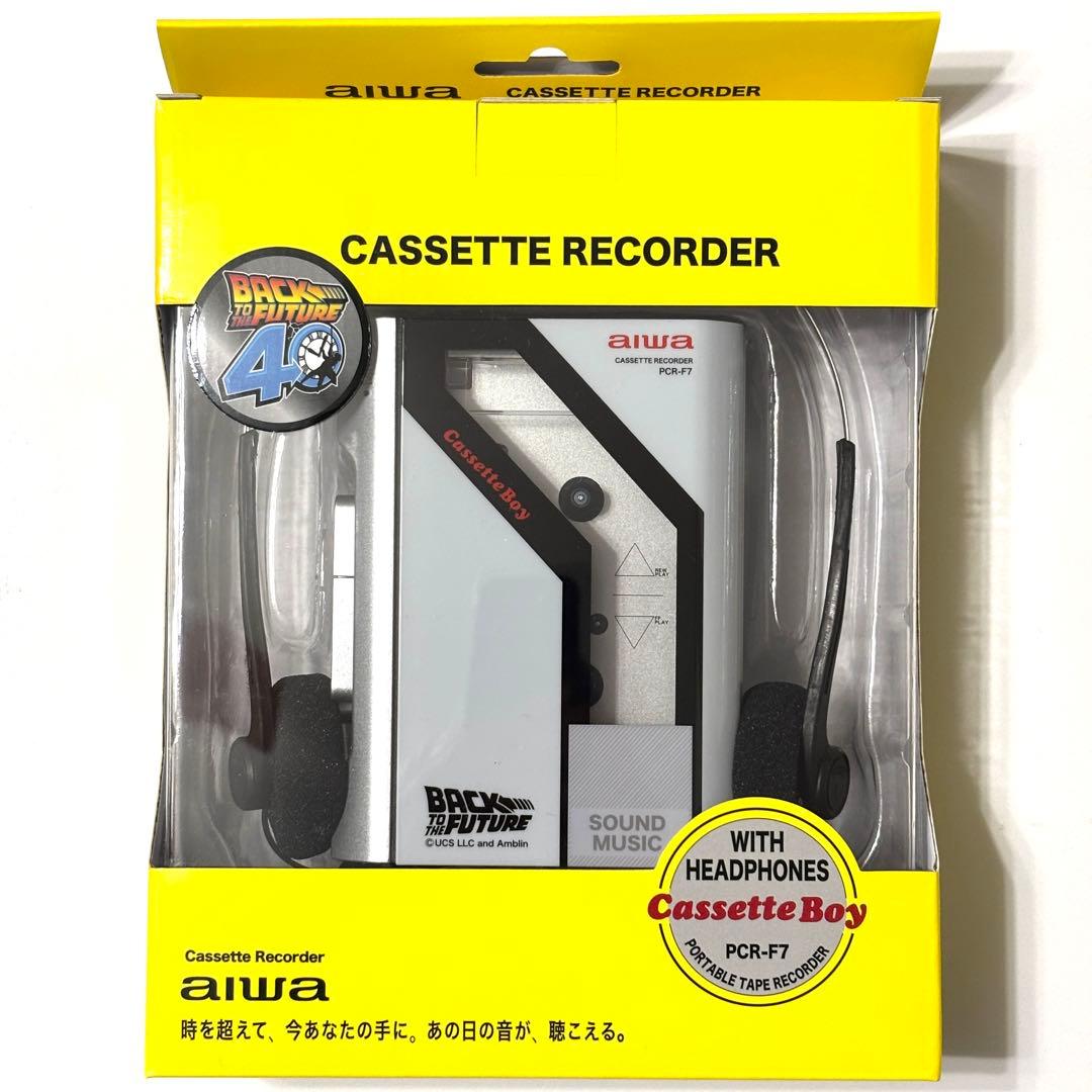 バックトゥザフューチャー40周年 ポータブルカセットプレーヤー