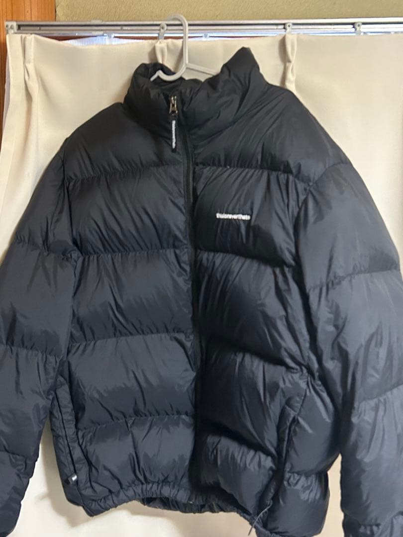 thisisneverthat ブラック ダウンジャケット - メルカリ