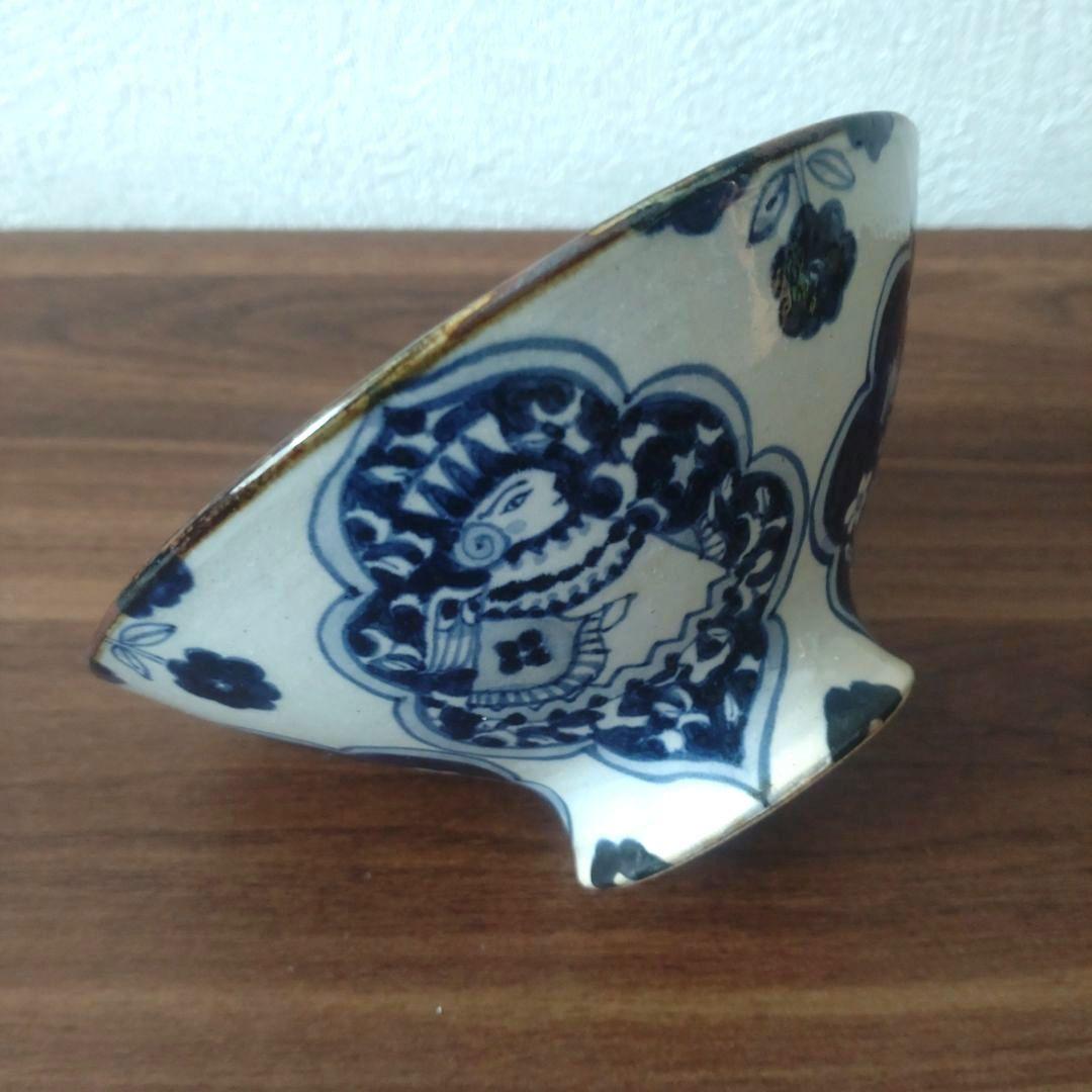 ホーローリビングダスト缶 大