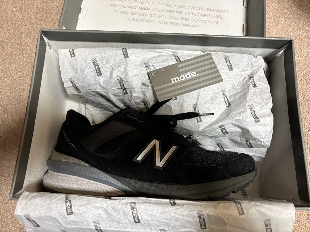 靴 NewBalance M990 BK5 26.5cm