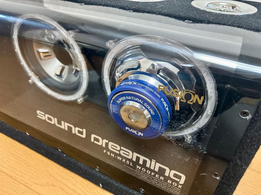 FUSION アンプ内蔵BOXウーファー FSN-WX5L - メルカリ
