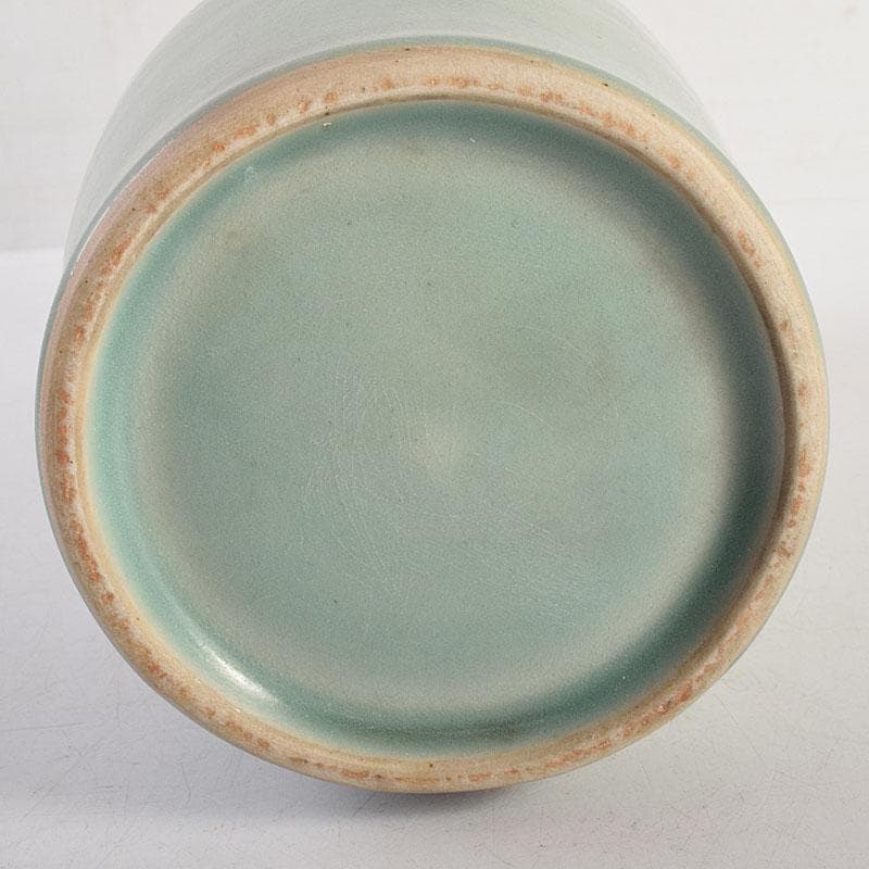 中国 龍泉窯 粉青釉 魚双耳瓶 花生 時代箱付 C 8294 - メルカリ