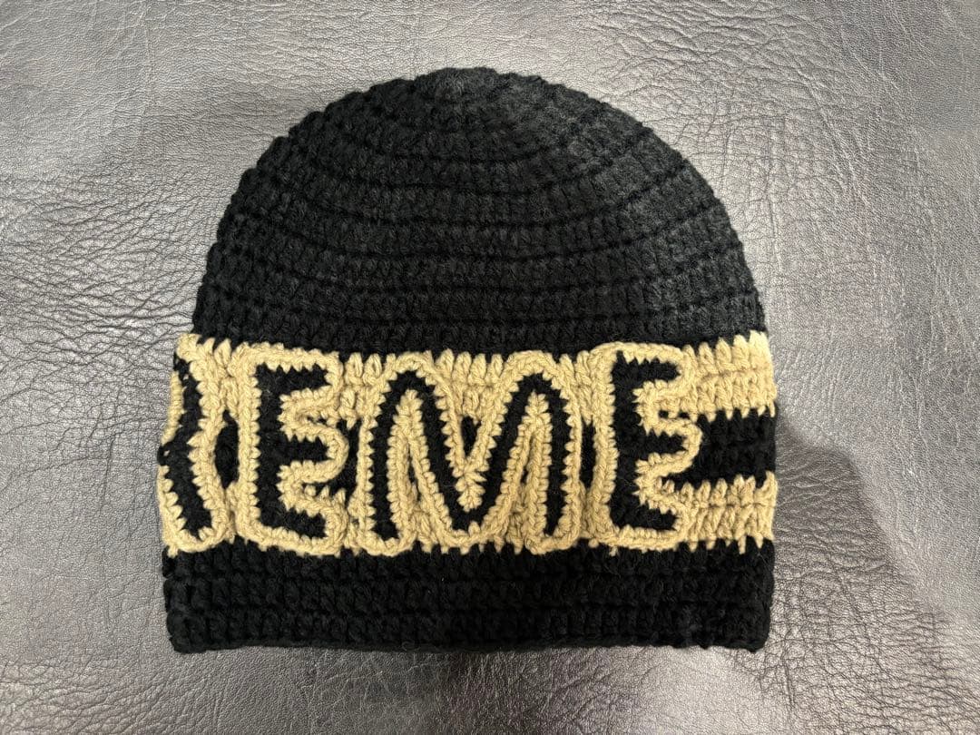 supreme Crochet Logo Beanie Black - メルカリ