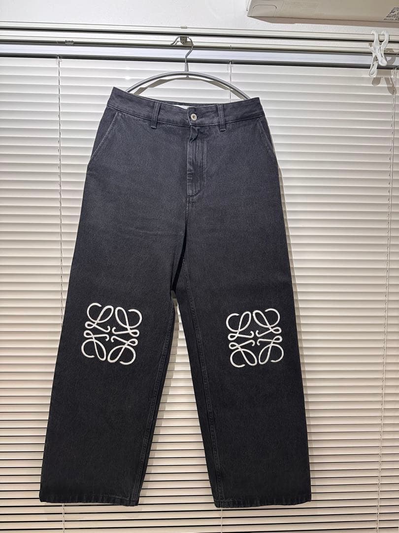 LOEWE アナグラム デニム 36 LOEWE（ロエベ） ジーンズ ANAGRAM BAGGY アナグラム バギー