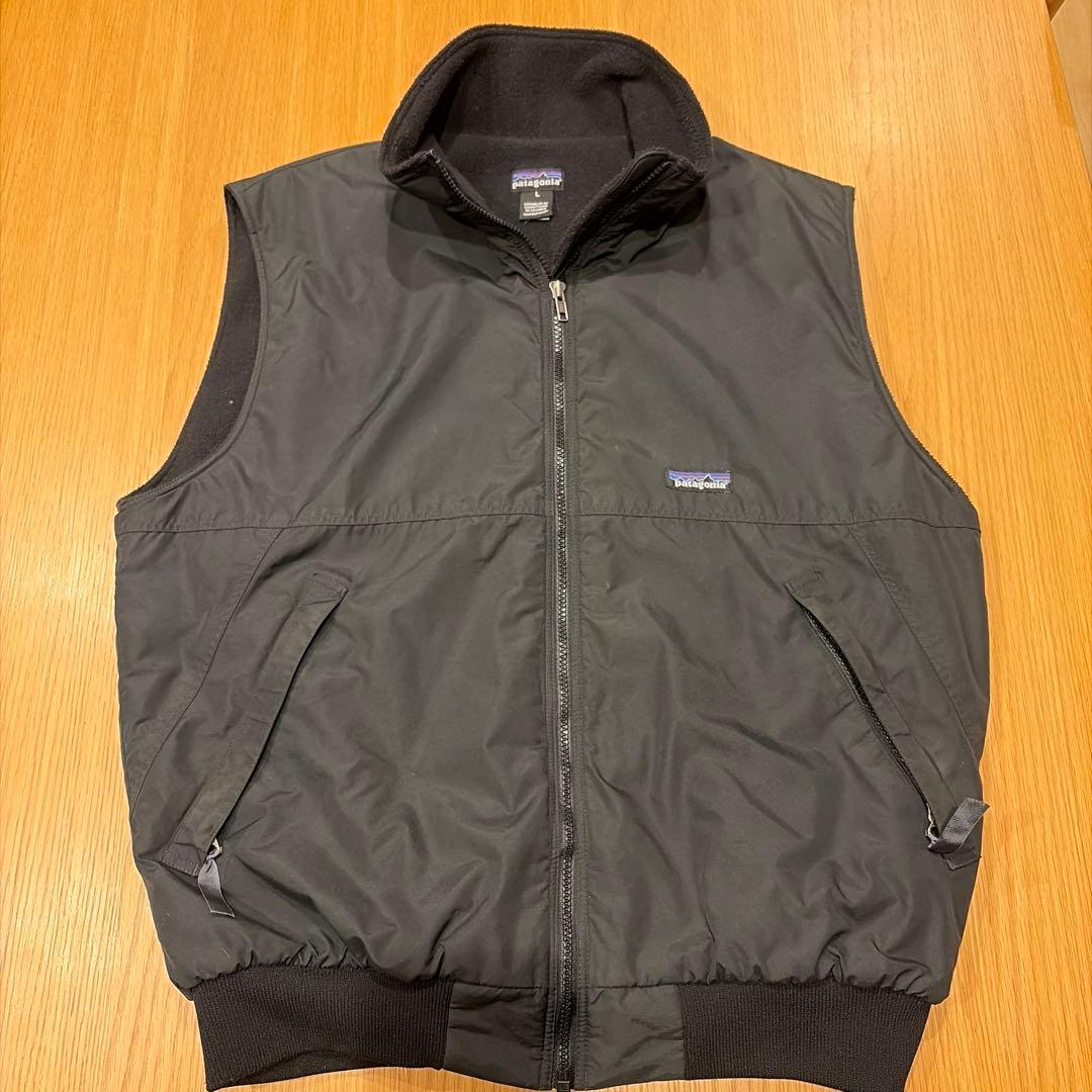 patagonia パタゴニア シェルドシンチラベスト ベスト L 90's～ パタゴニア シェルドシンチラベスト バーントチリ 実寸(L位