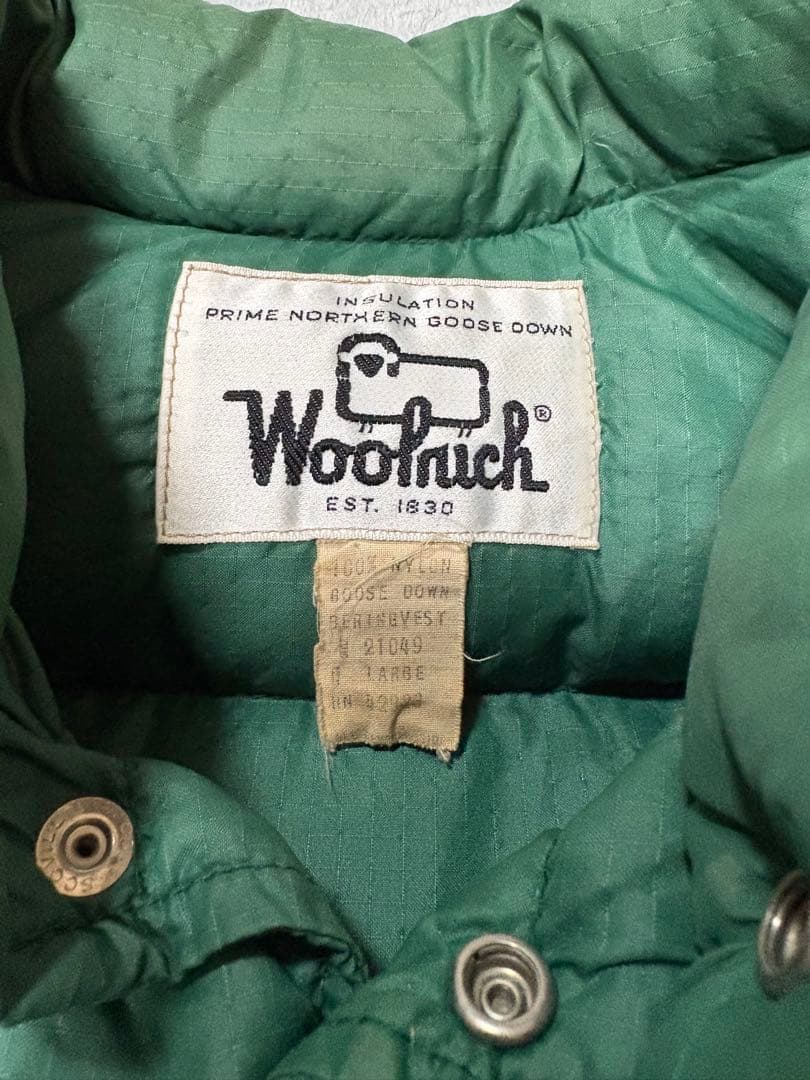 新しいファッション - 70s ウールリッチ ダウンベスト ヴィンテージ