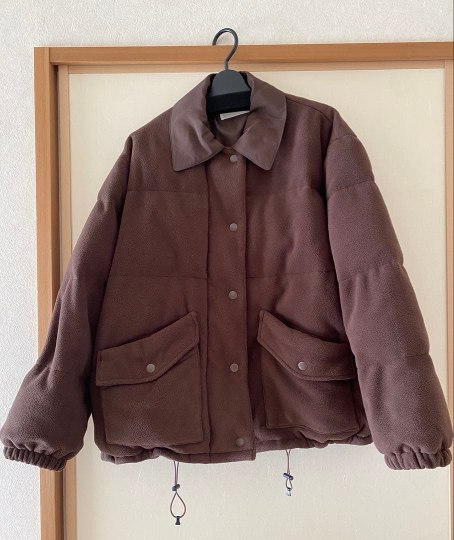 新品タグ付き machatt フリースパデットコート ブラウン - メルカリ