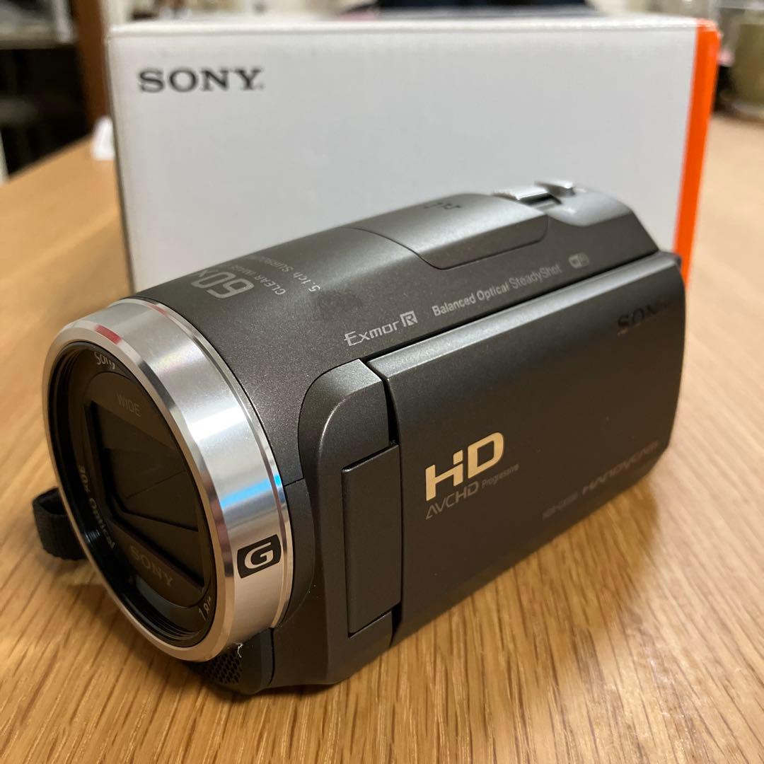 SONY HDR-CX680（マイク、卓上三脚、ケース付き） - メルカリ
