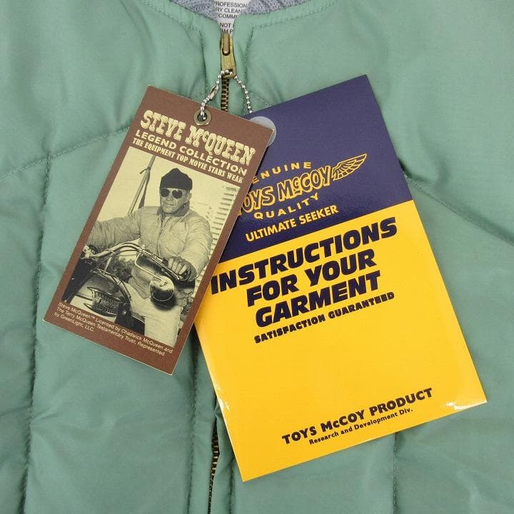 ☆タグ付き☆TOYS McCOY×STEVE McQUEEN ダウンべスト M - メルカリ