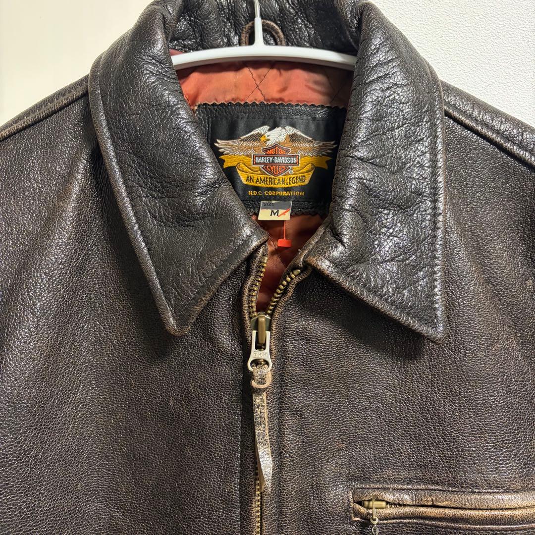 ハーレーダビッドソンのレザージャケット シングルライダース