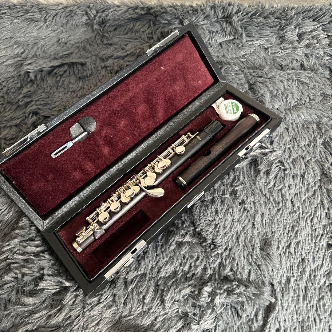 高級 YAMAHA YPC-62 ピッコロ 管楽器 ケース付属 木製 - メルカリ