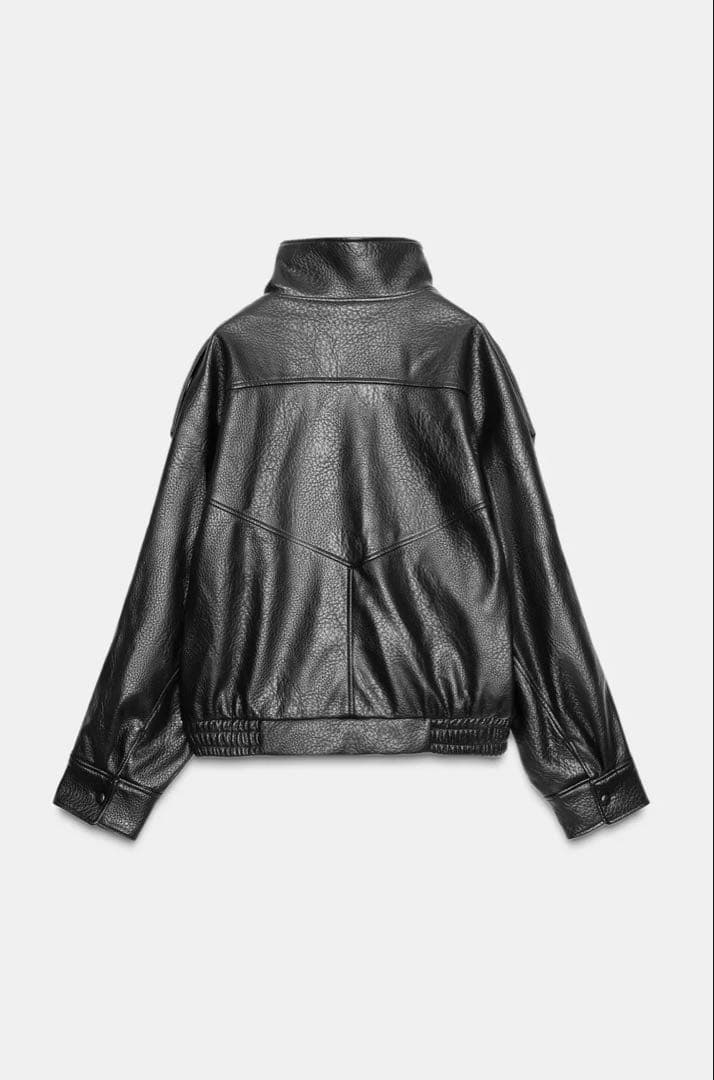 最終値下げ ZARA フェイクレザージャケット XS - メルカリ