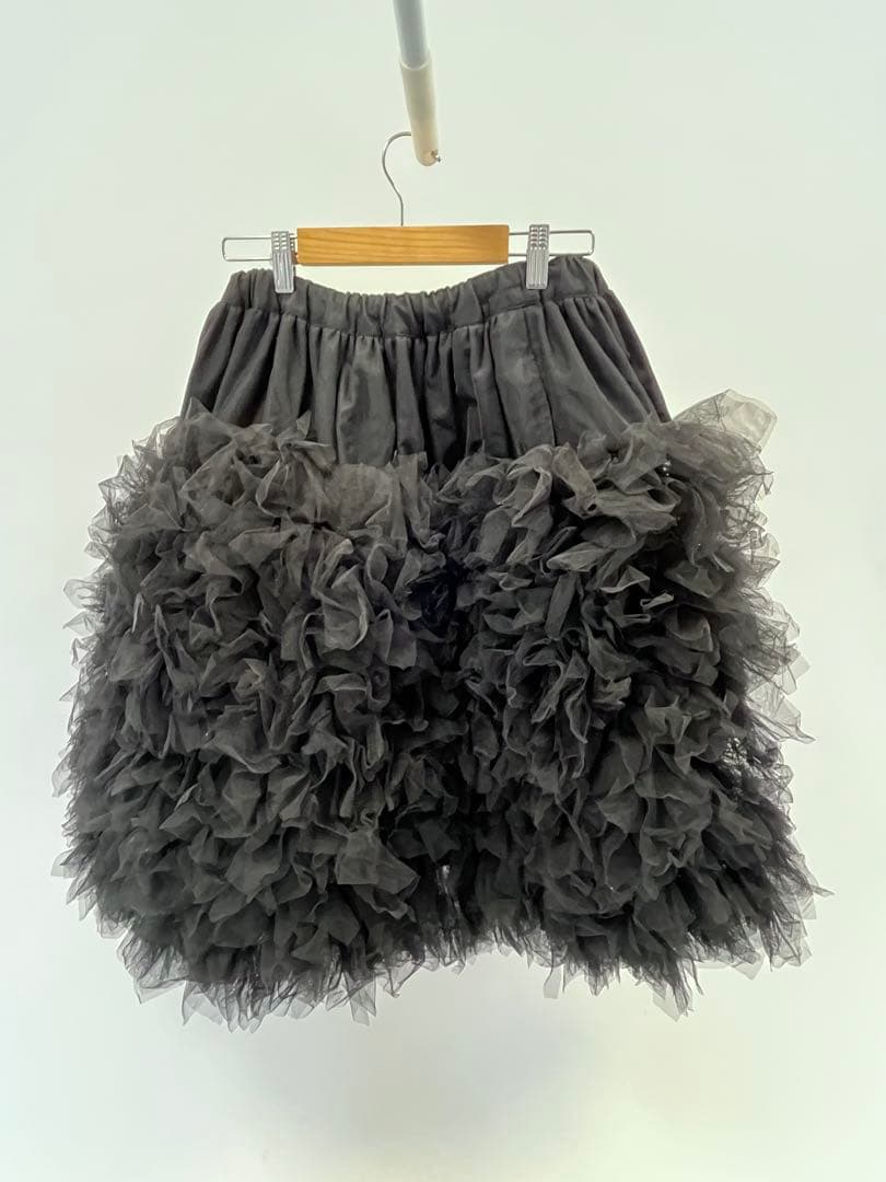 チュールスカート コムデギャルソン メインライン 2021 AW 川久保玲着用 2021aw 2021年秋冬 コムデギャルソン フリル チュール