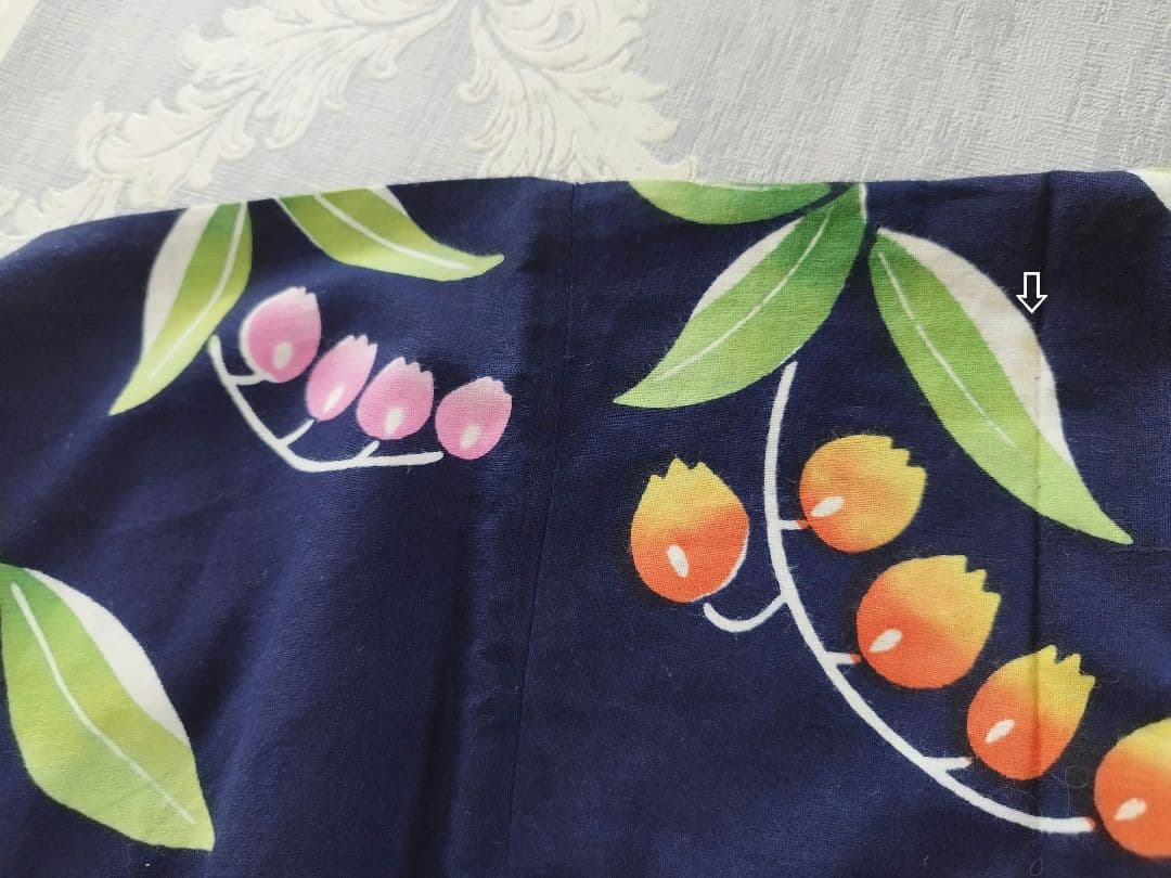 注染染め 手縫い 浴衣 すずらん 鈴蘭 低身長さん - メルカリ