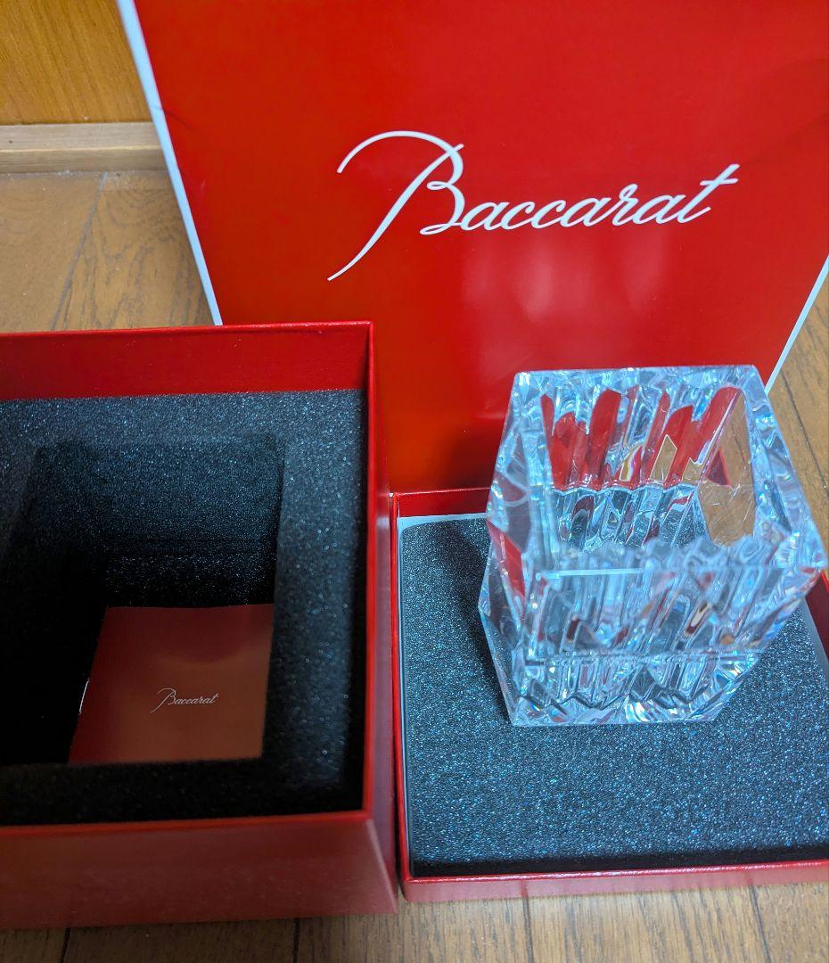 バカラ ルクソール ペンホルダー ベース 花瓶 バカラ（Baccarat） ベース 花瓶 ルクソール LOUXOR レッド M 23cm