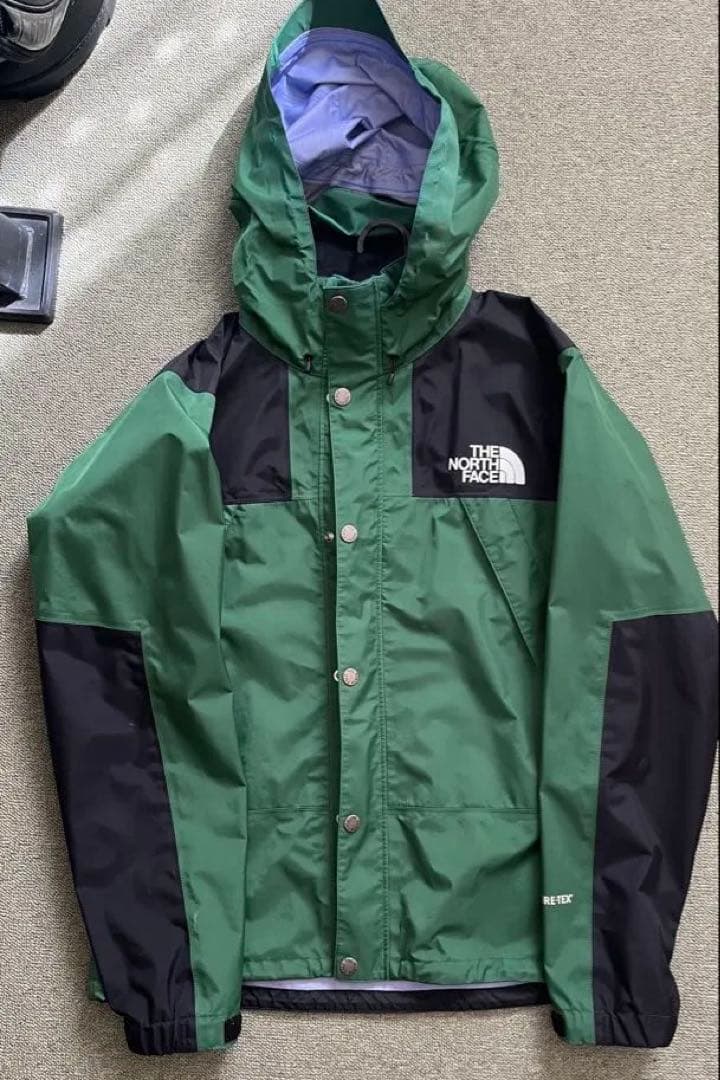 THE NORTH FACE マウンテンパーカー グリーン/ブラック - メルカリ